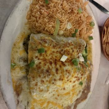 Casa Del Rey signature dishes Taco BeefRefried BeansBean & Cheese Burrito